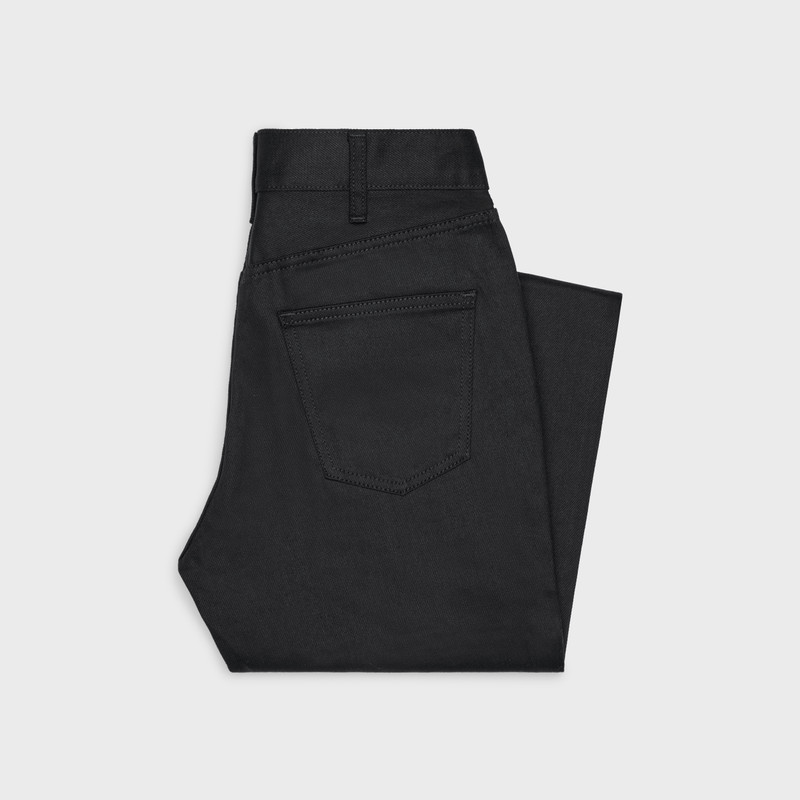 CELINE TESS JEANS IN PURE BLACK WASH DENIM outlook