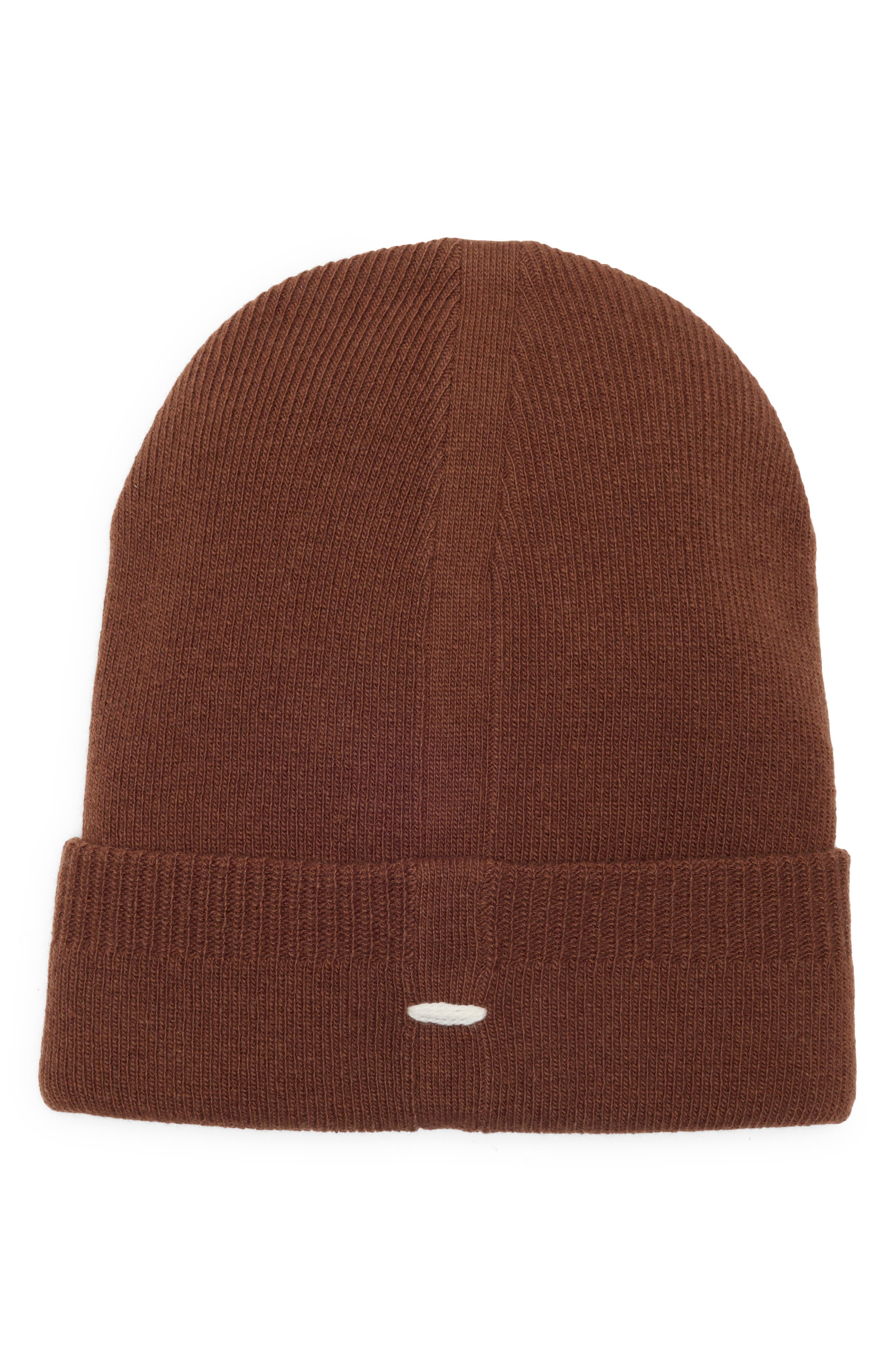 rag & bone Max Wool Blend Beanie in Chocolate Brown at Nordstrom - 2
