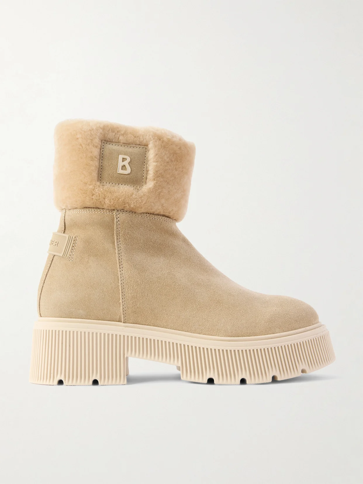 Turin 6 Shearling-trimmed Suede Ankle Boots - 1
