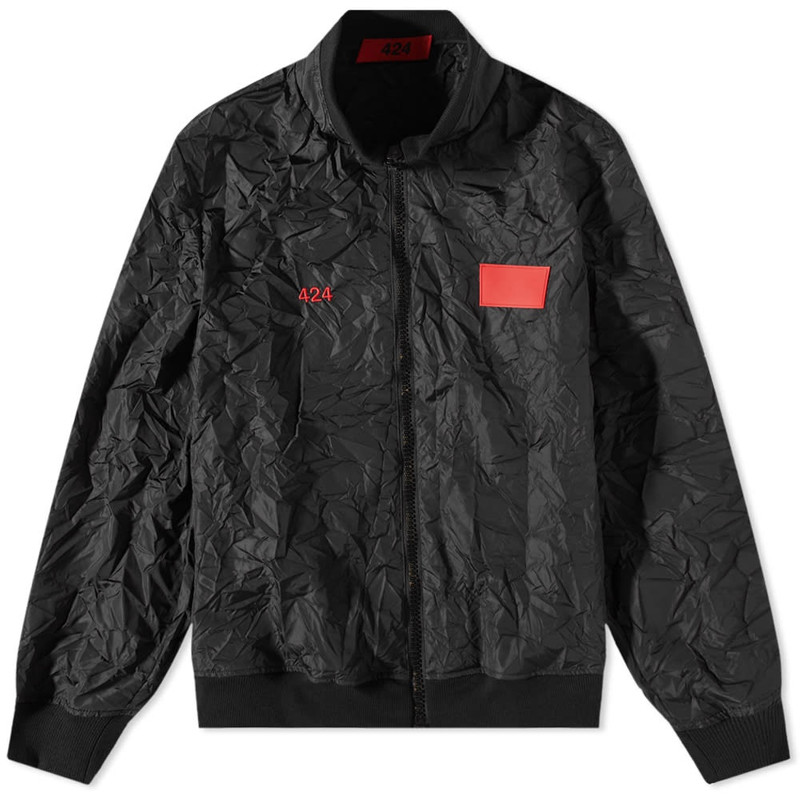 424 Crinkle Nylon Track Jacket 1
