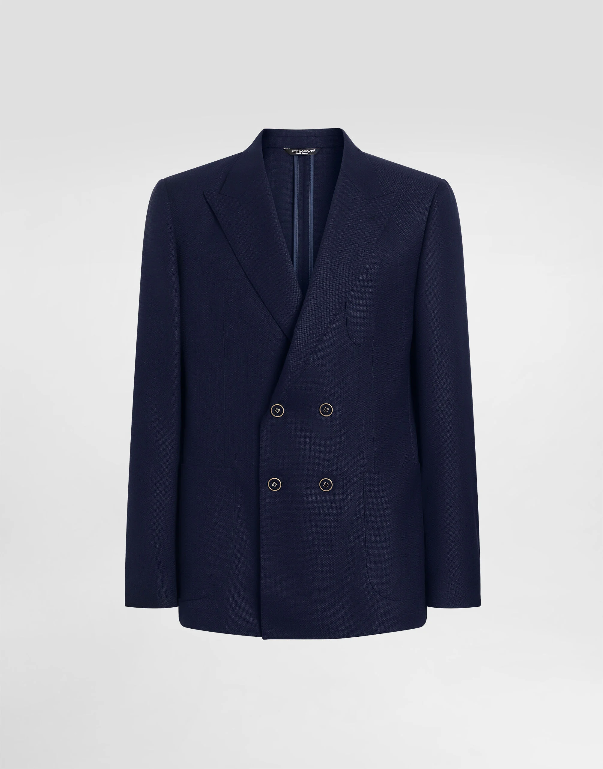 Double-breasted wool jacket - 1