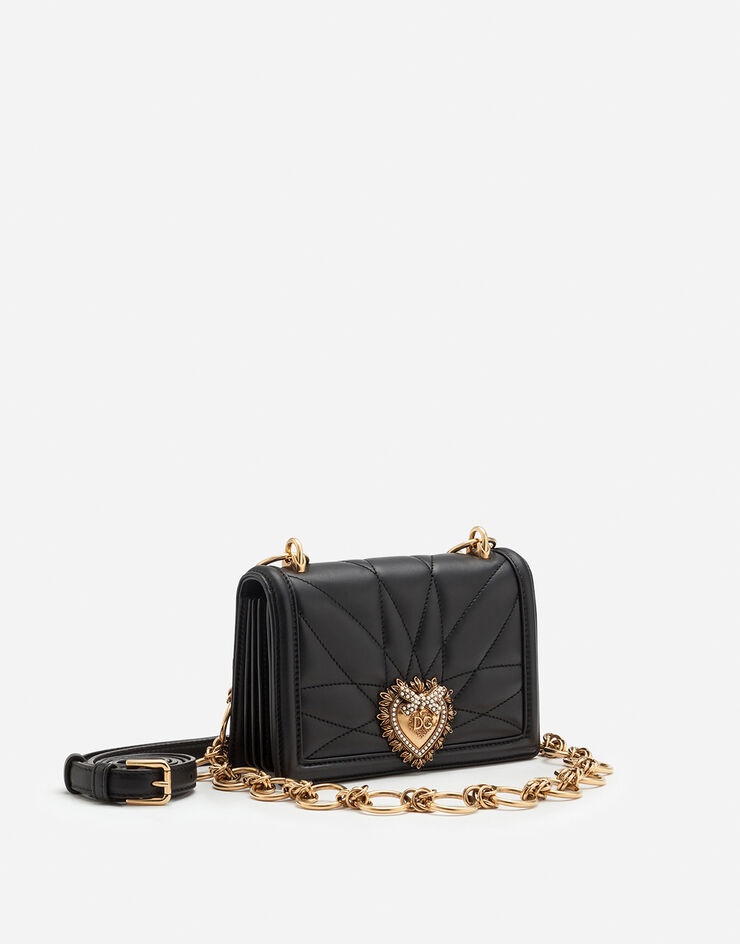 Devotion mini bag in matelassé nappa leather - 3