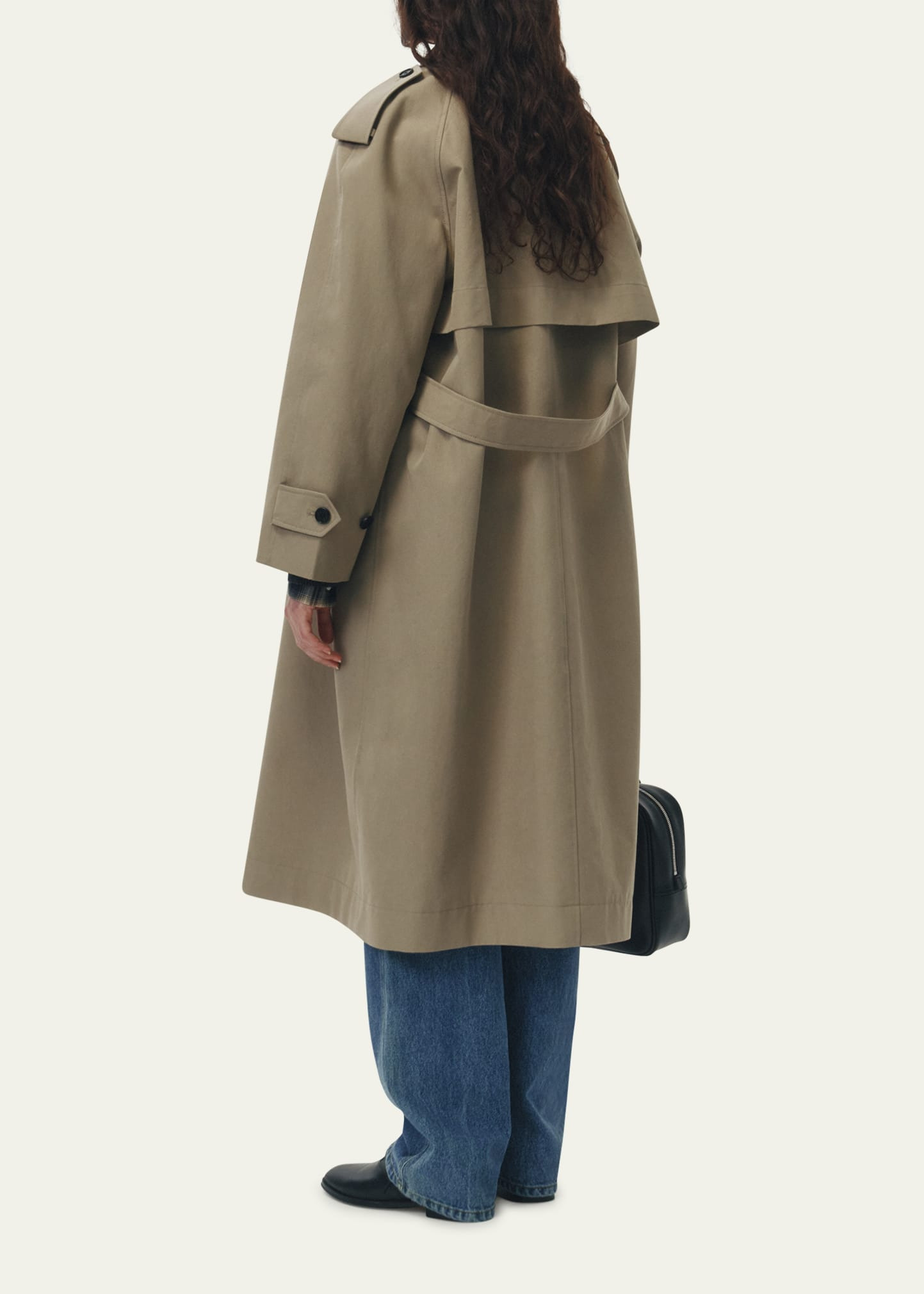 Unisex Oversized Trench Coat - 3