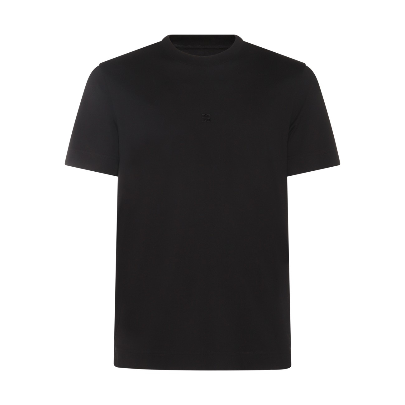 black cotton t-shirt - 1
