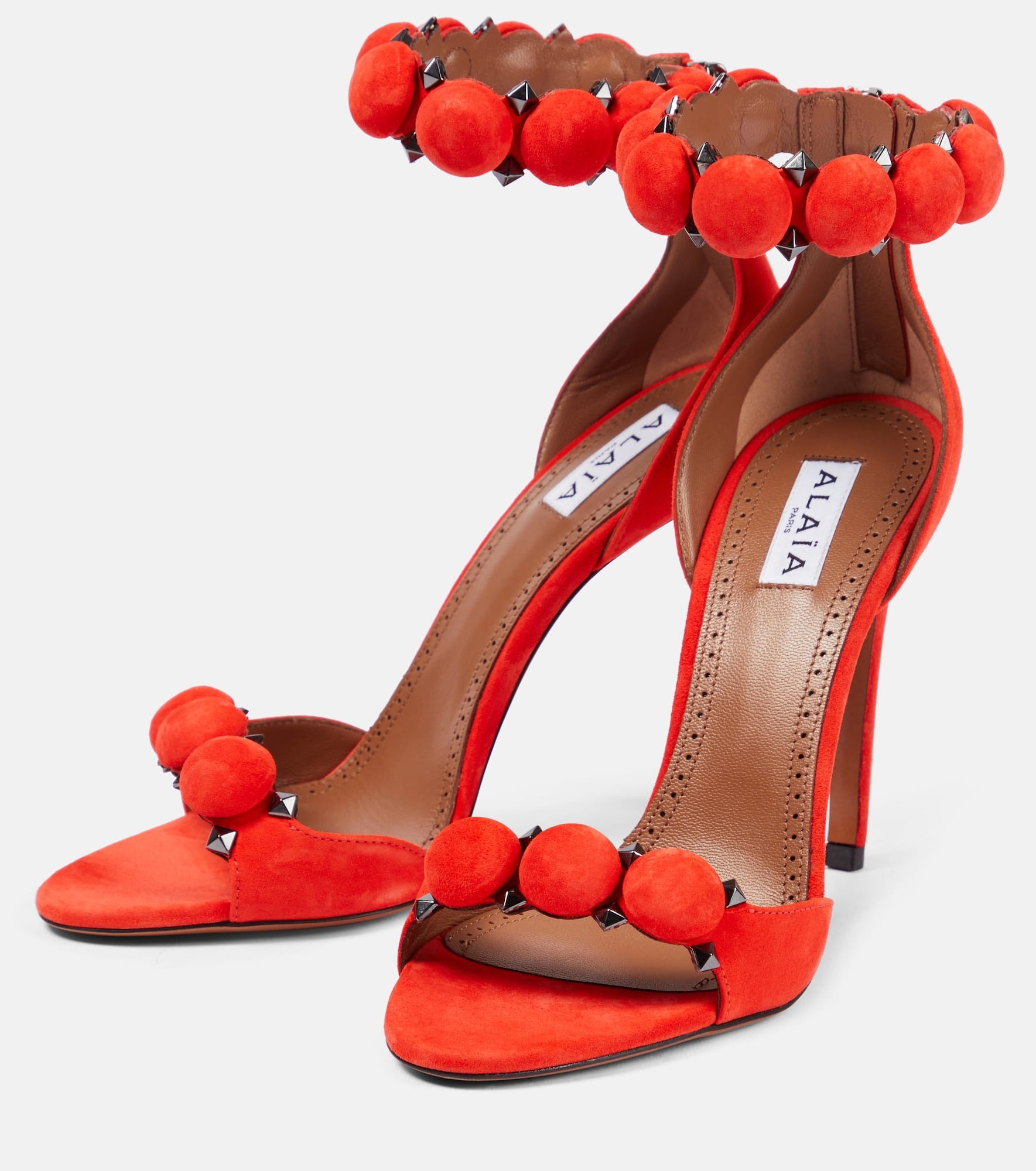 La Bombe 100 suede sandals - 5