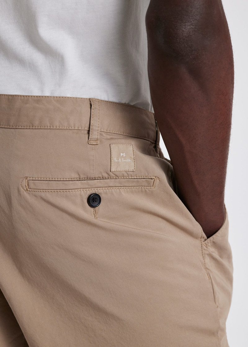 Pima Stretch-Cotton Garment-Dyed Shorts 6