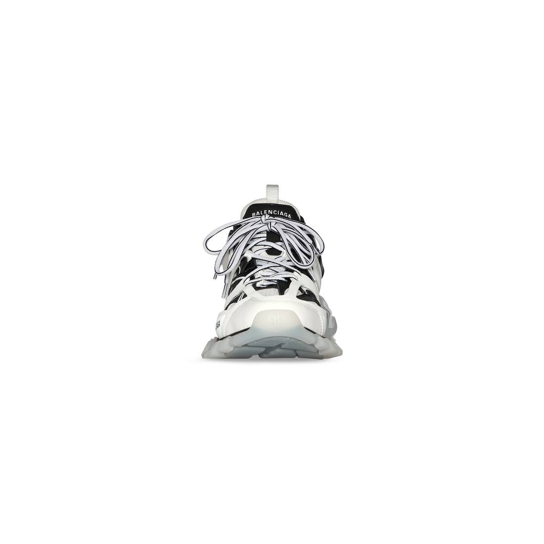 Women's Track Sneaker Clear Sole in White - 3