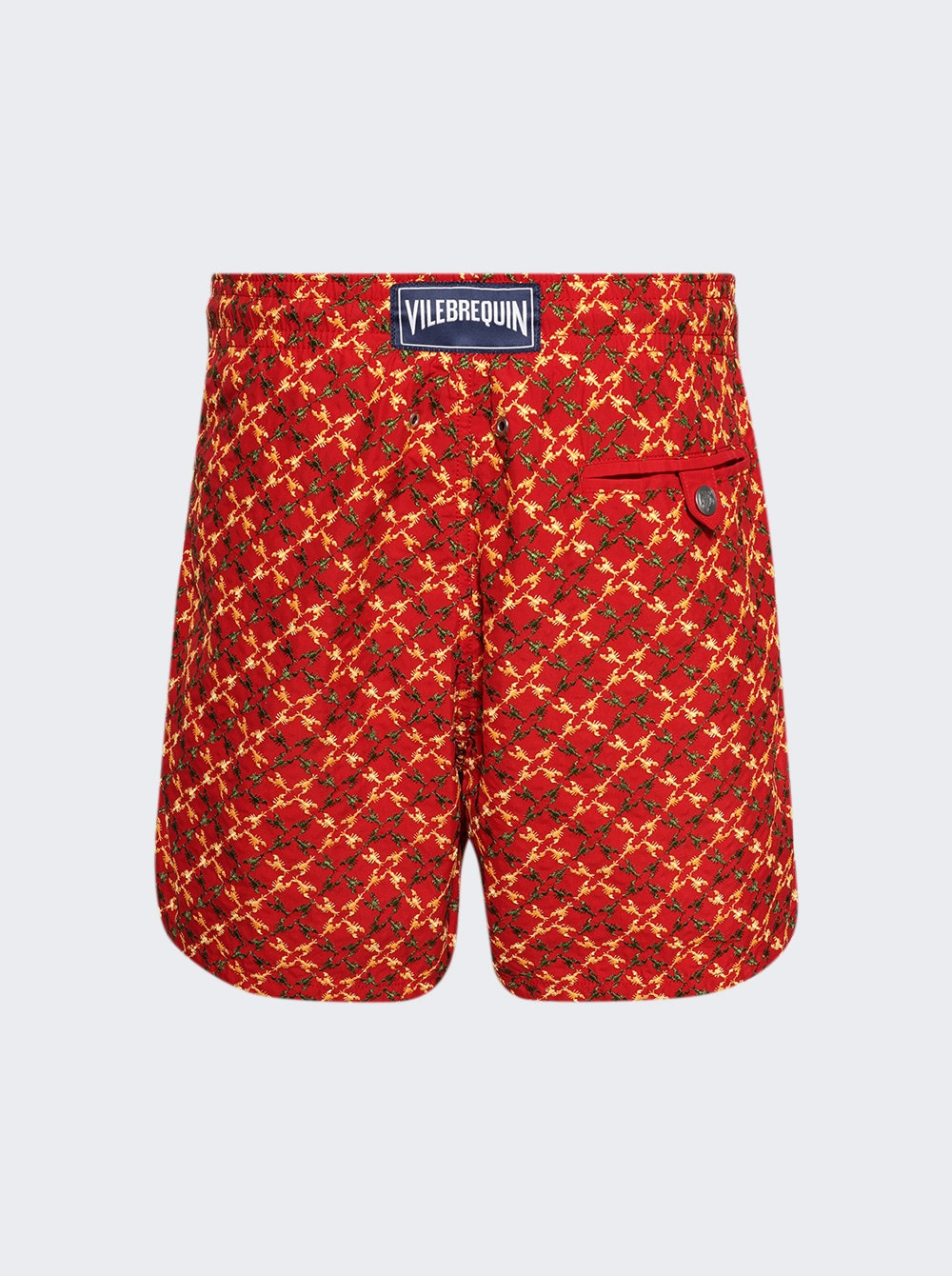 Mistral Embroidered Swim Shorts Lipstick - 2