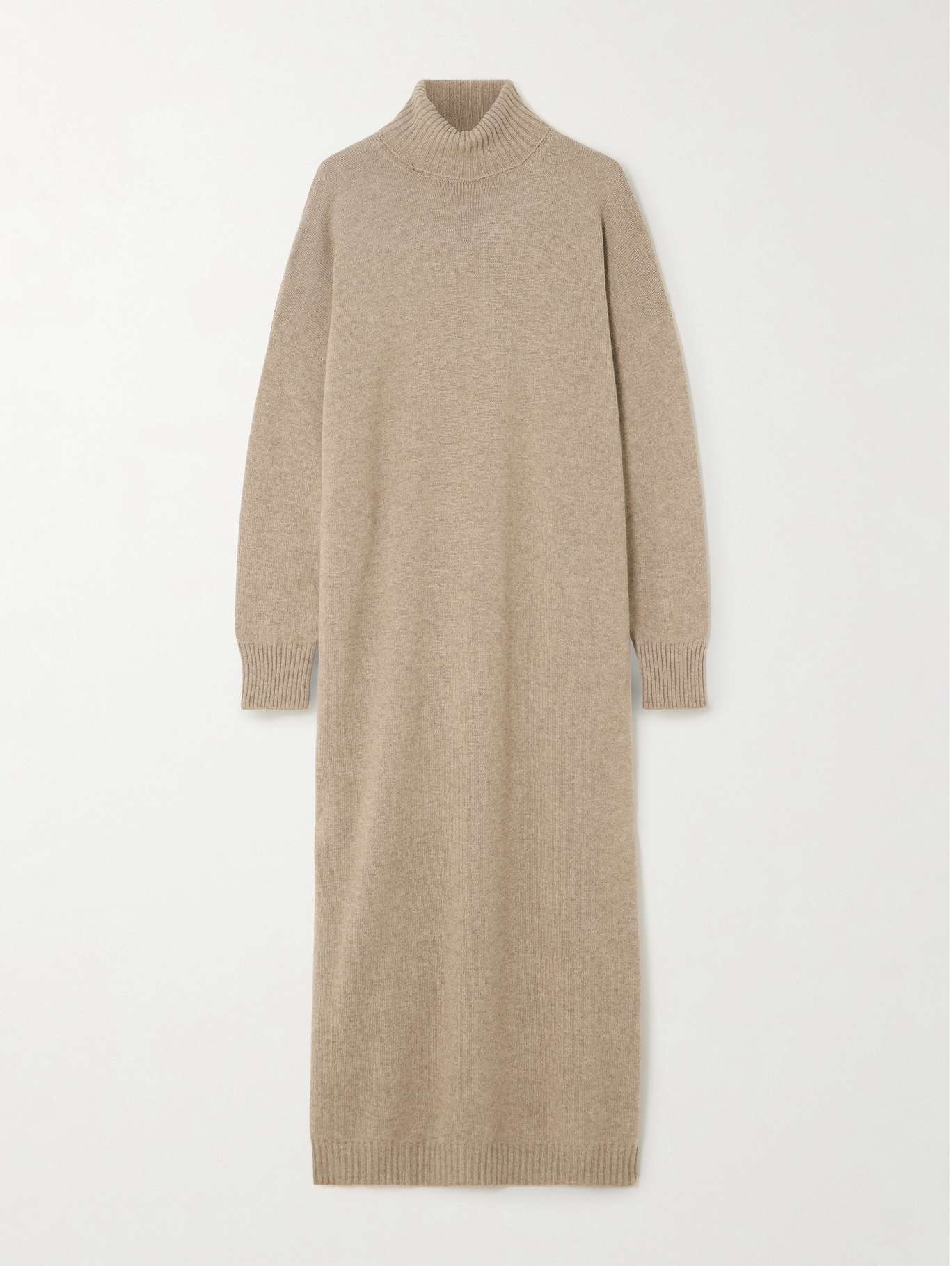 Cashmere turtleneck maxi dress - 1