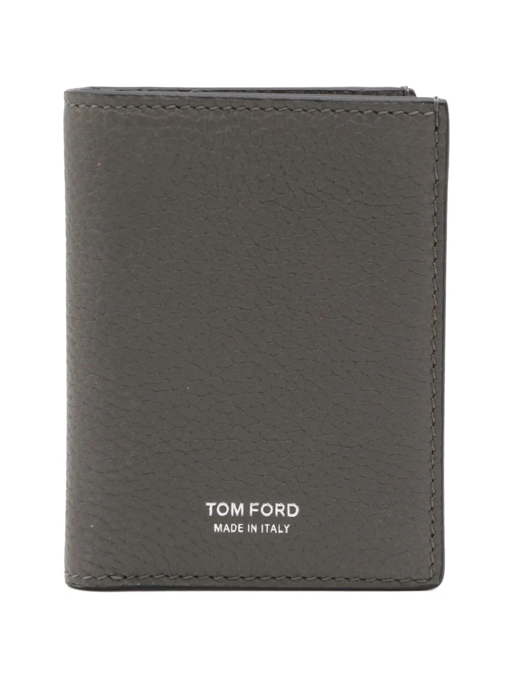 grainy leather cardholder - 1