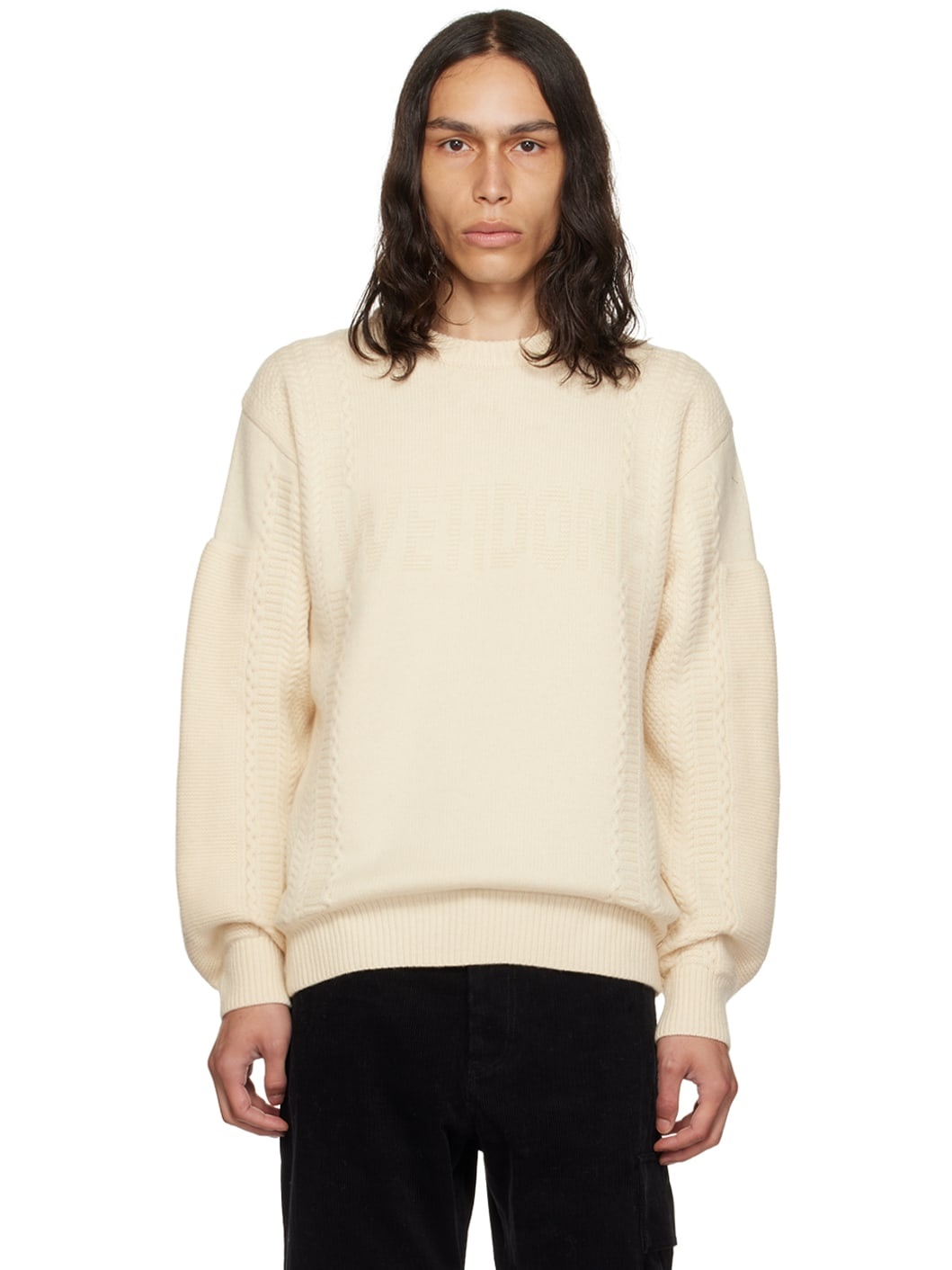 Off-White Square Patch Sweater - 1