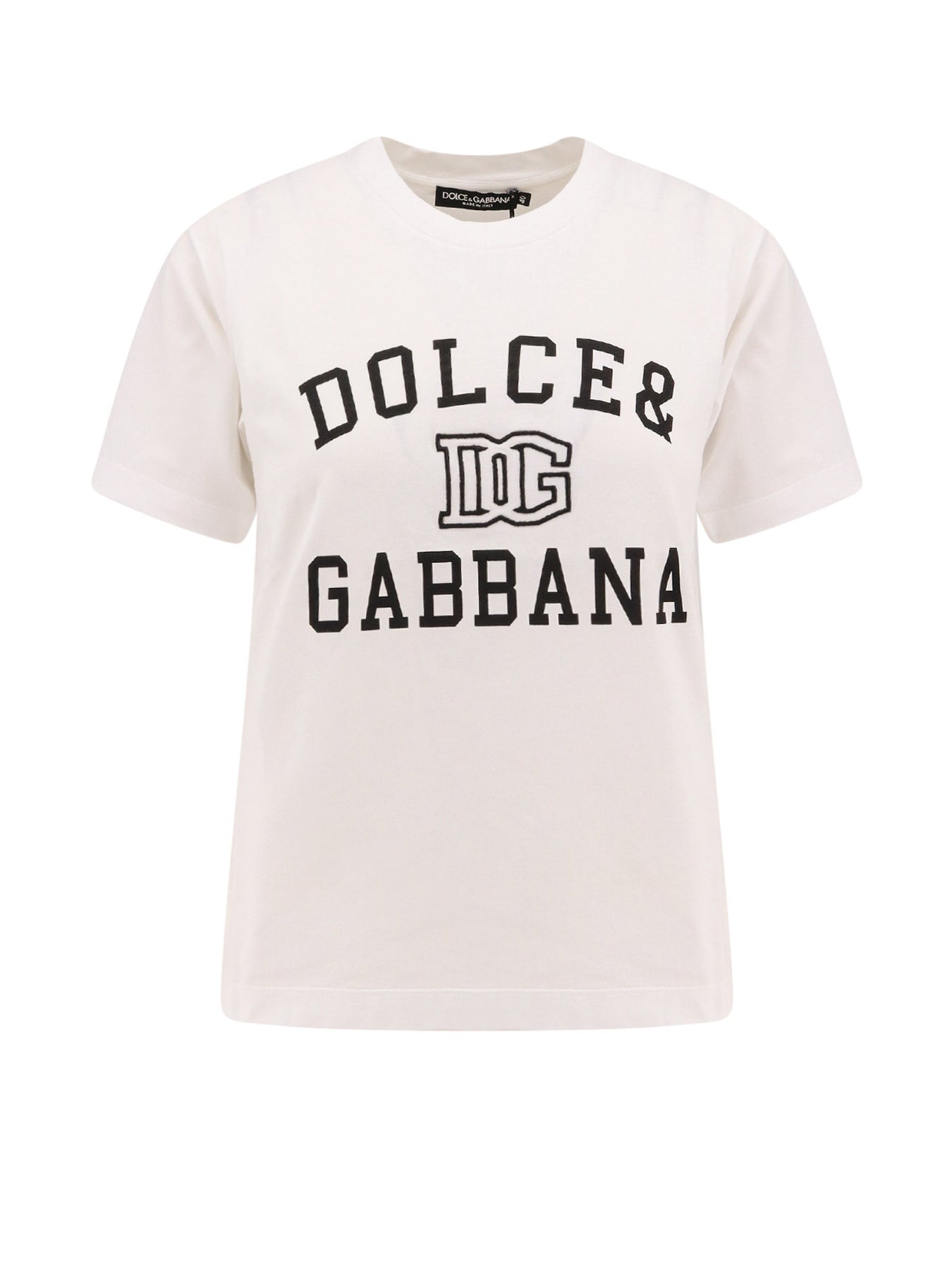 Cotton t-shirt with DG embroidery - 1