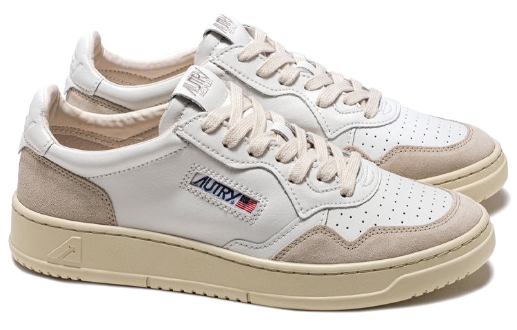 Autry Medalist Low 'White Beige Suede' AULM-LS33 - 2