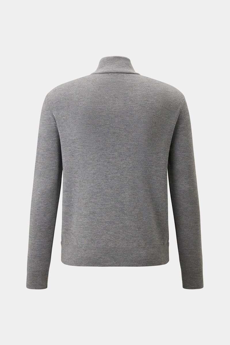 Zisco Hybrid knit jacket in Gray 8