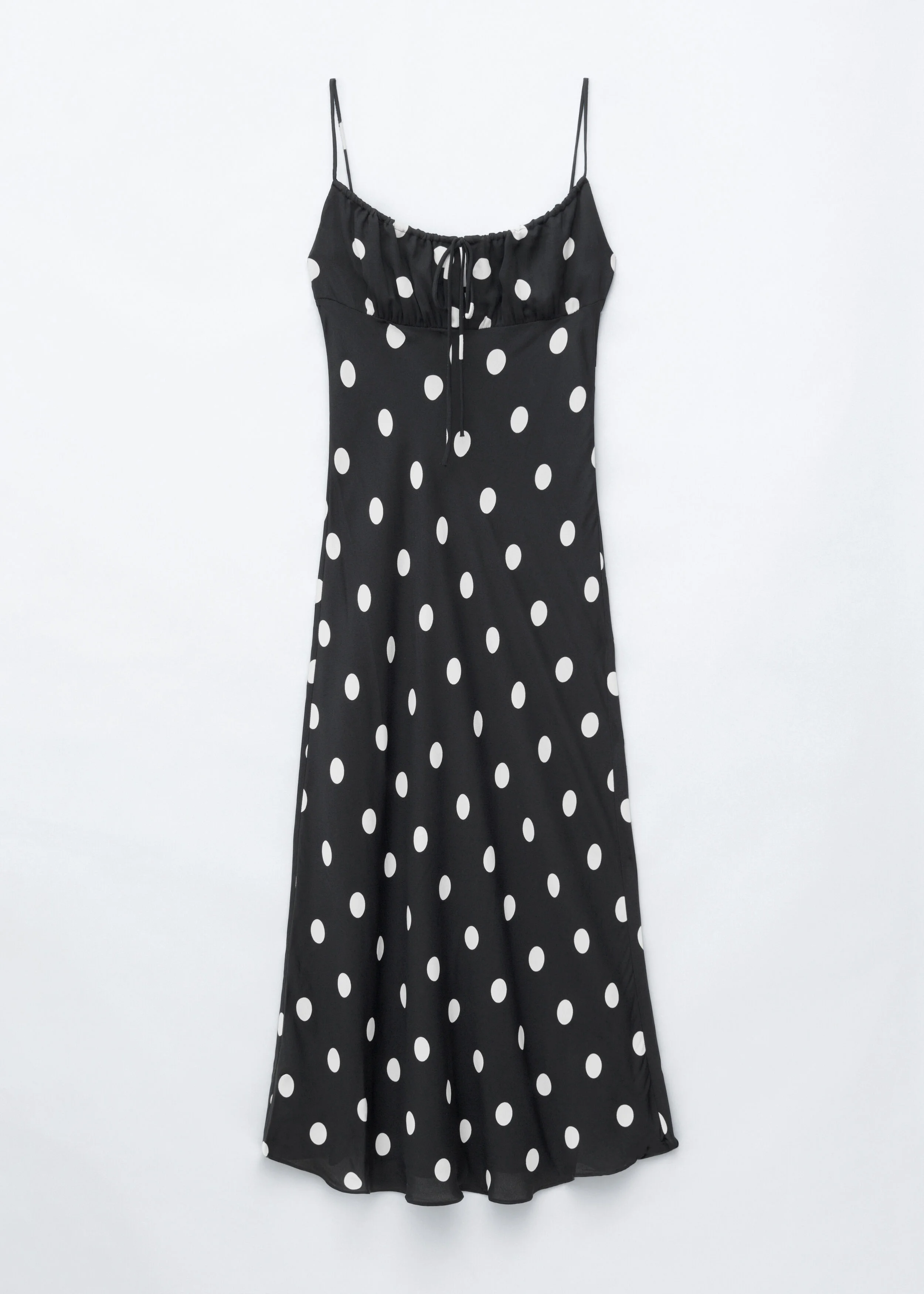 Drawstring Midi Dress - 1