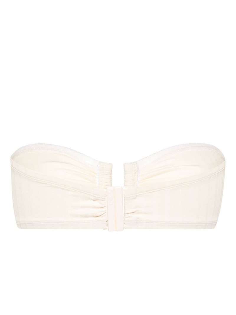 ERES ribbed bandeau bikini top outlook