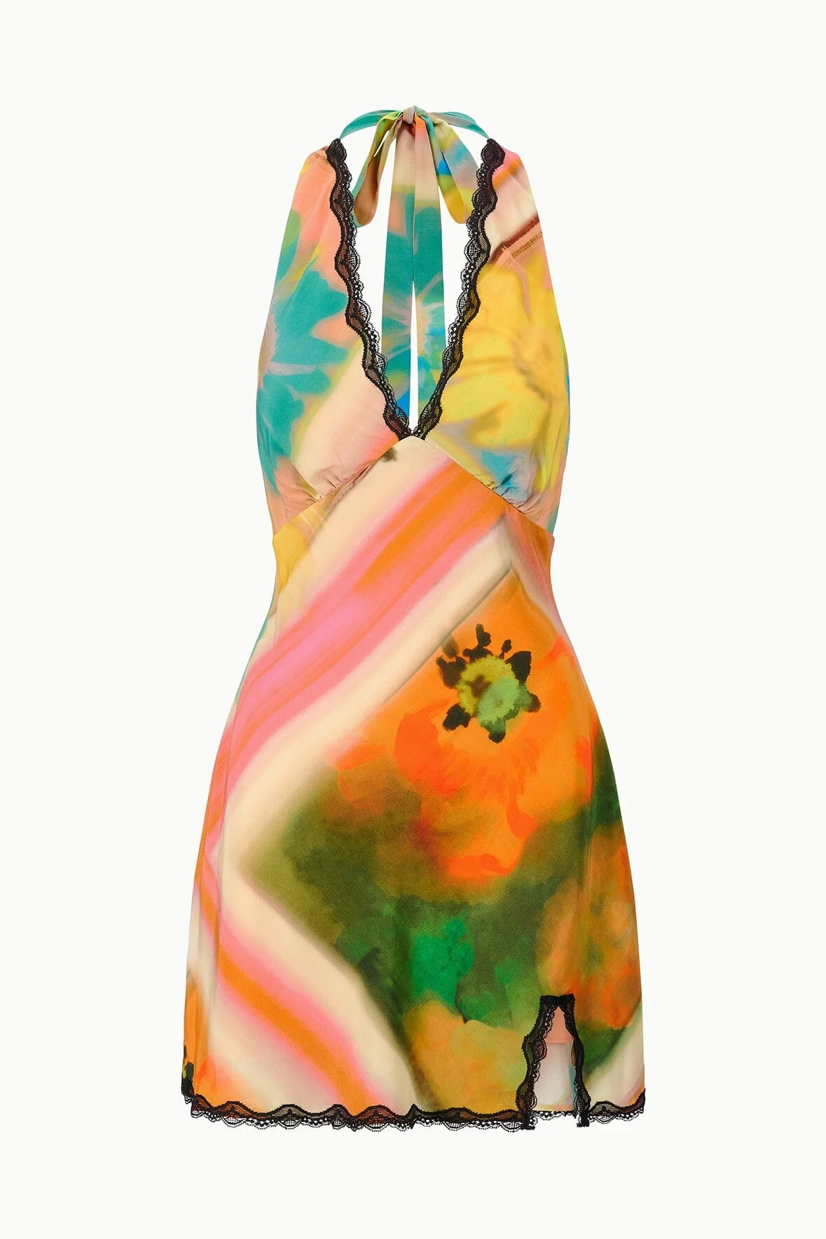 STAUD LUCCA MINI DRESS SUPERBLOOM SCARF - 1