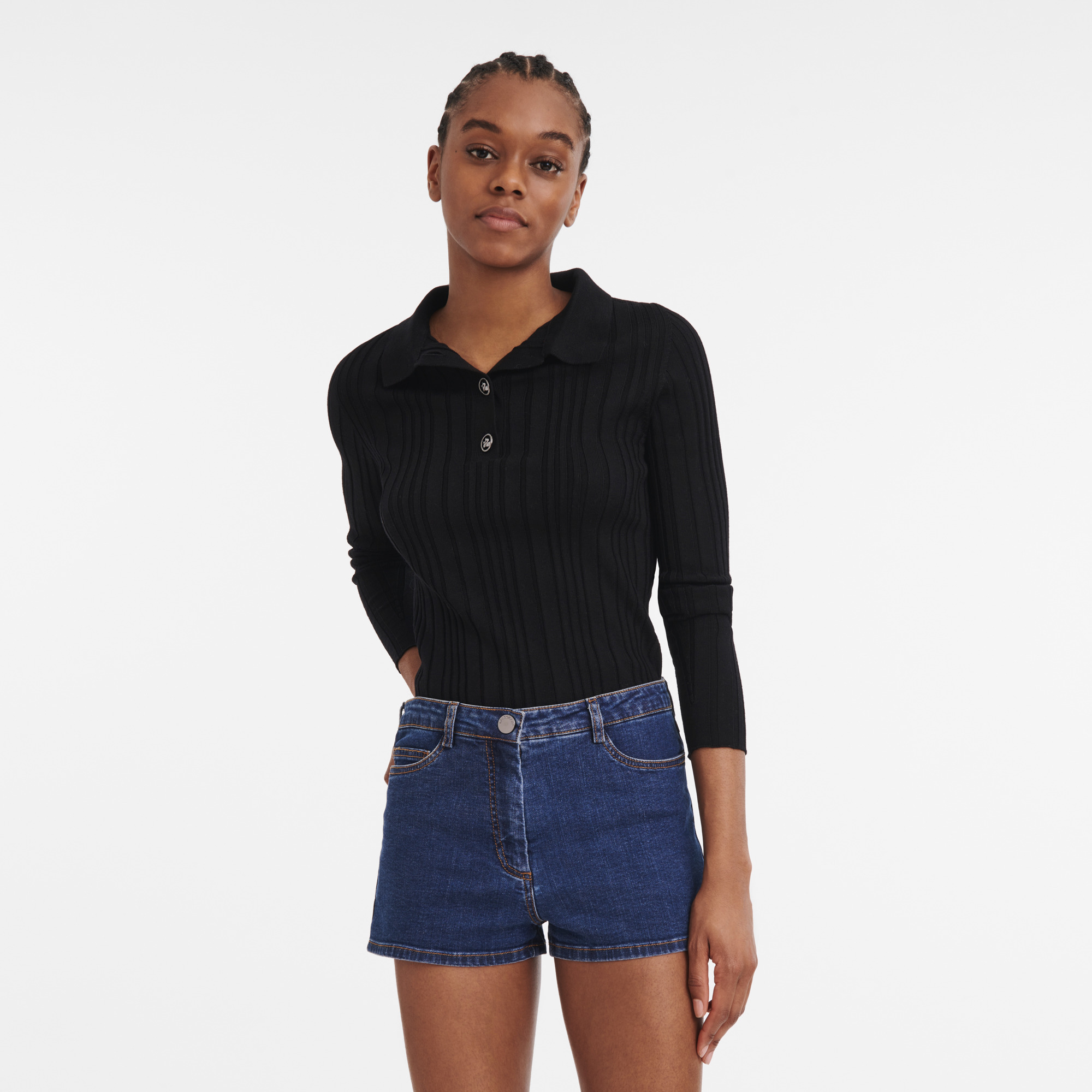 Fall-Winter 2023 Collection Shorts Denim - Cotton - 3