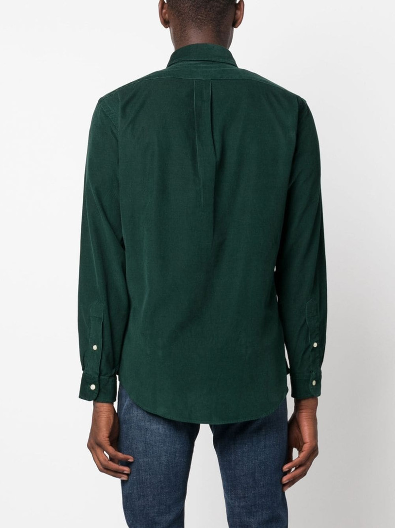 Polo Pony-embroidered corduroy shirt 4