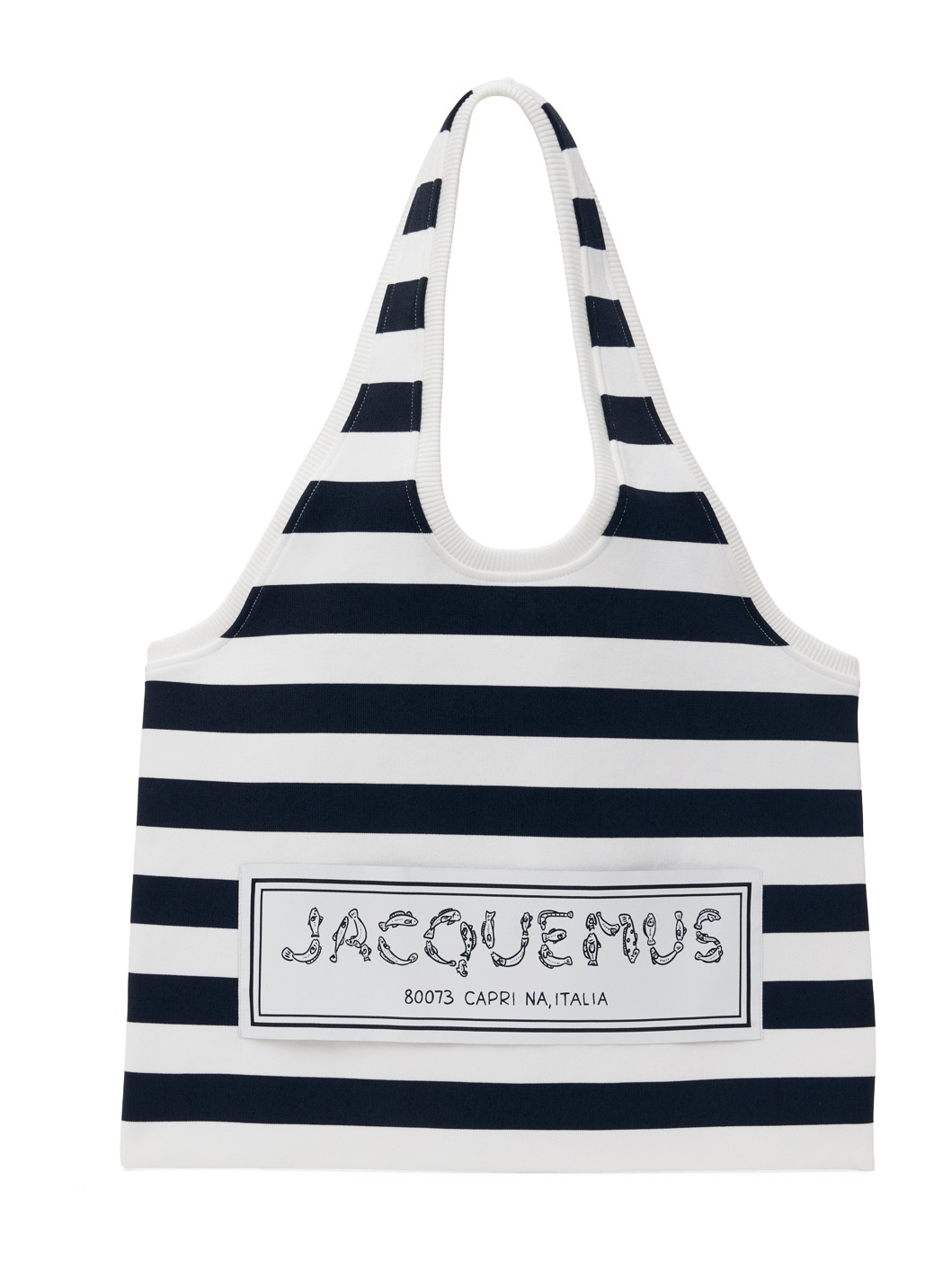 Navy & White La Casa 'Le sac Marcel' Tote - 1