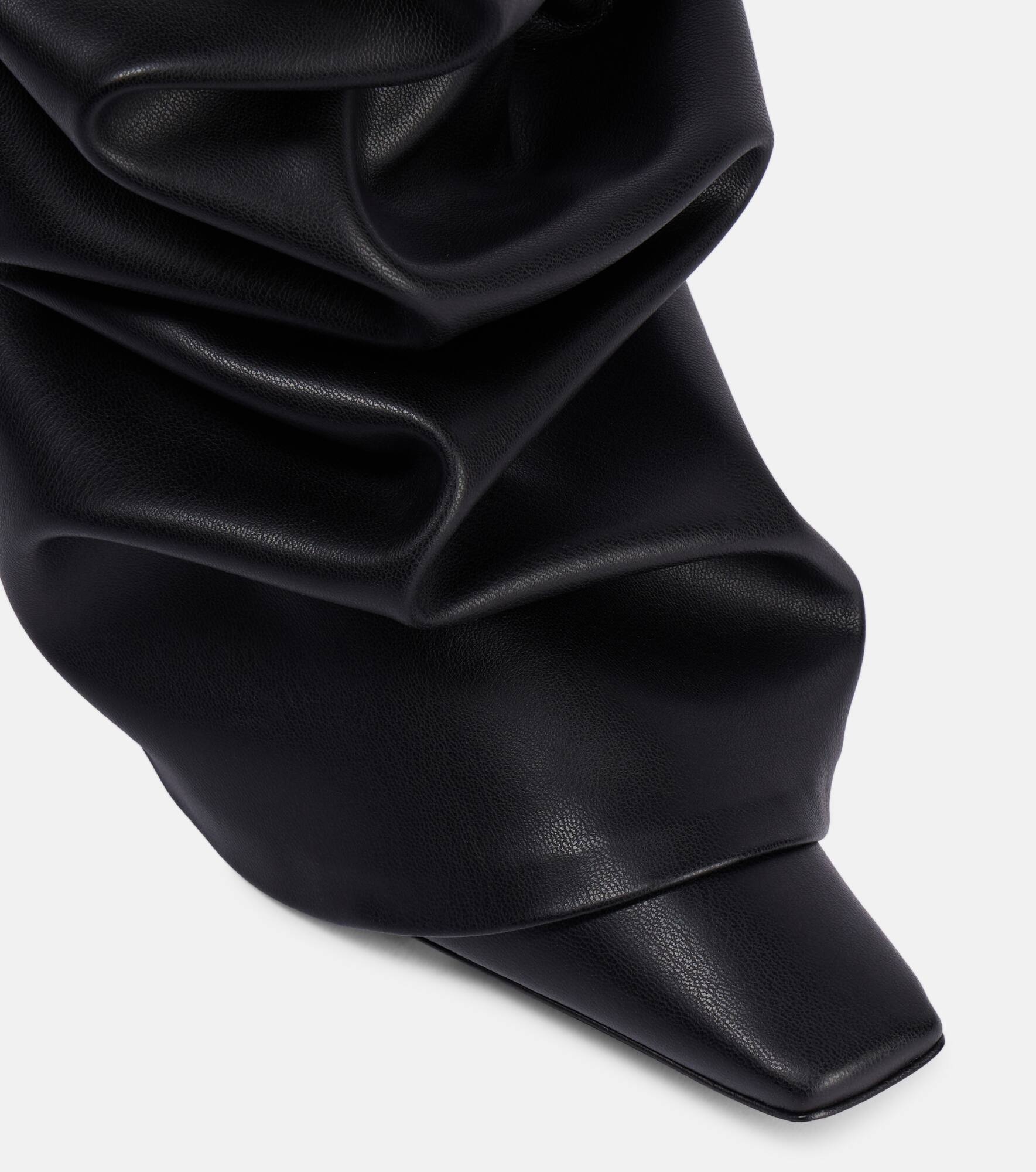 Robin faux leather over-the-knee boots - 5
