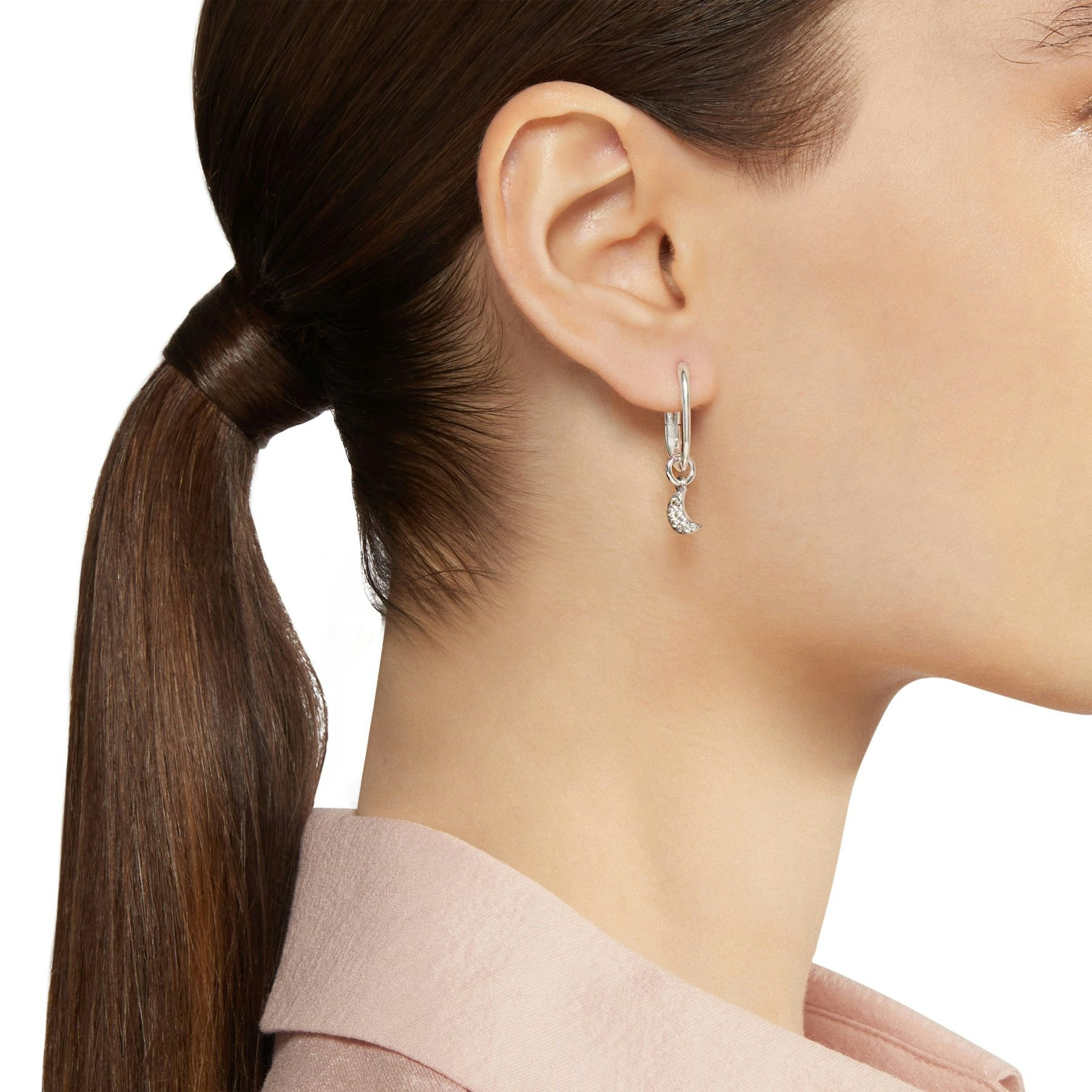 SILVER ESSENTIALS HOOP EARRING - 3