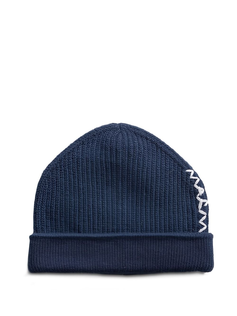 logo-embroidered beanie - 1