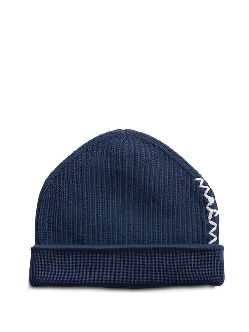 logo-embroidered beanie 1