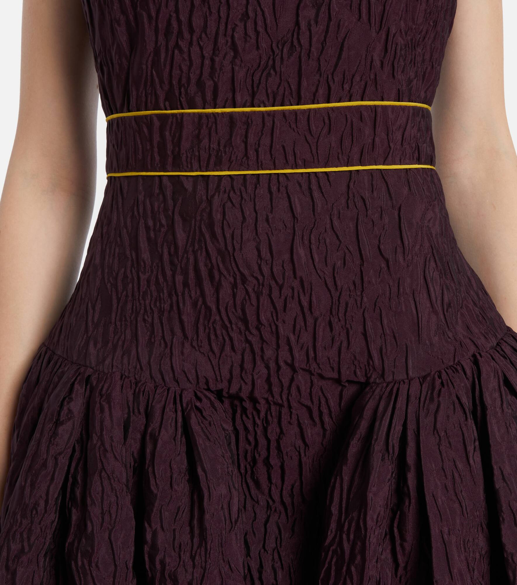 Aya smocked cloque midi dress - 5