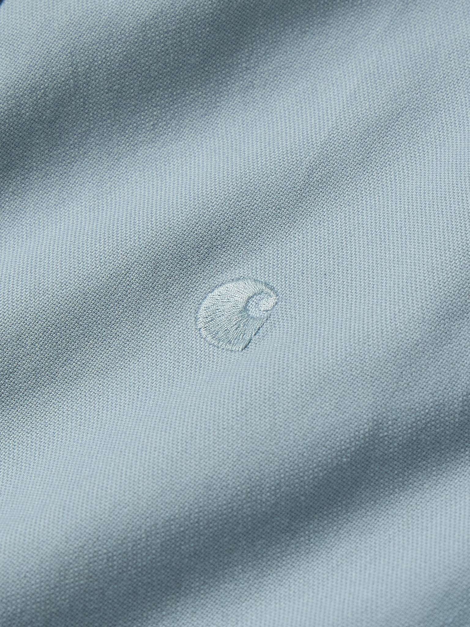 Bolton Button-Down Collar Logo-Embroidered Cotton Oxford Shirt - 4