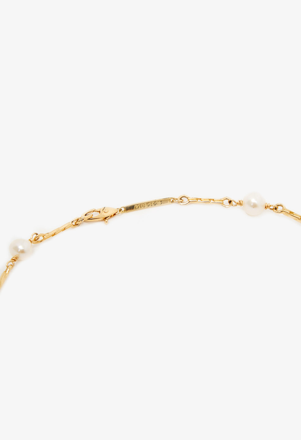 JOHN ELLIOTT X M.A.R.S TWIST LINK X PEARL NECKLACE - 3