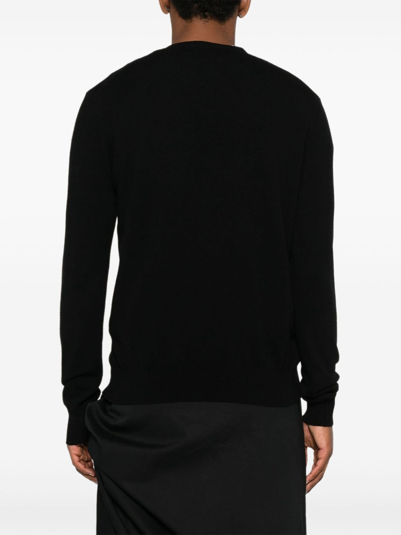 logo-patch cardigan 4