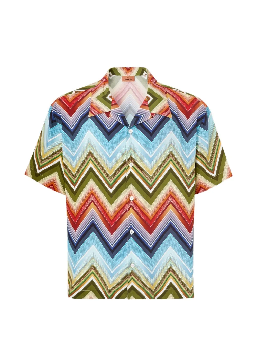 zigzag-pattern shirt - 1