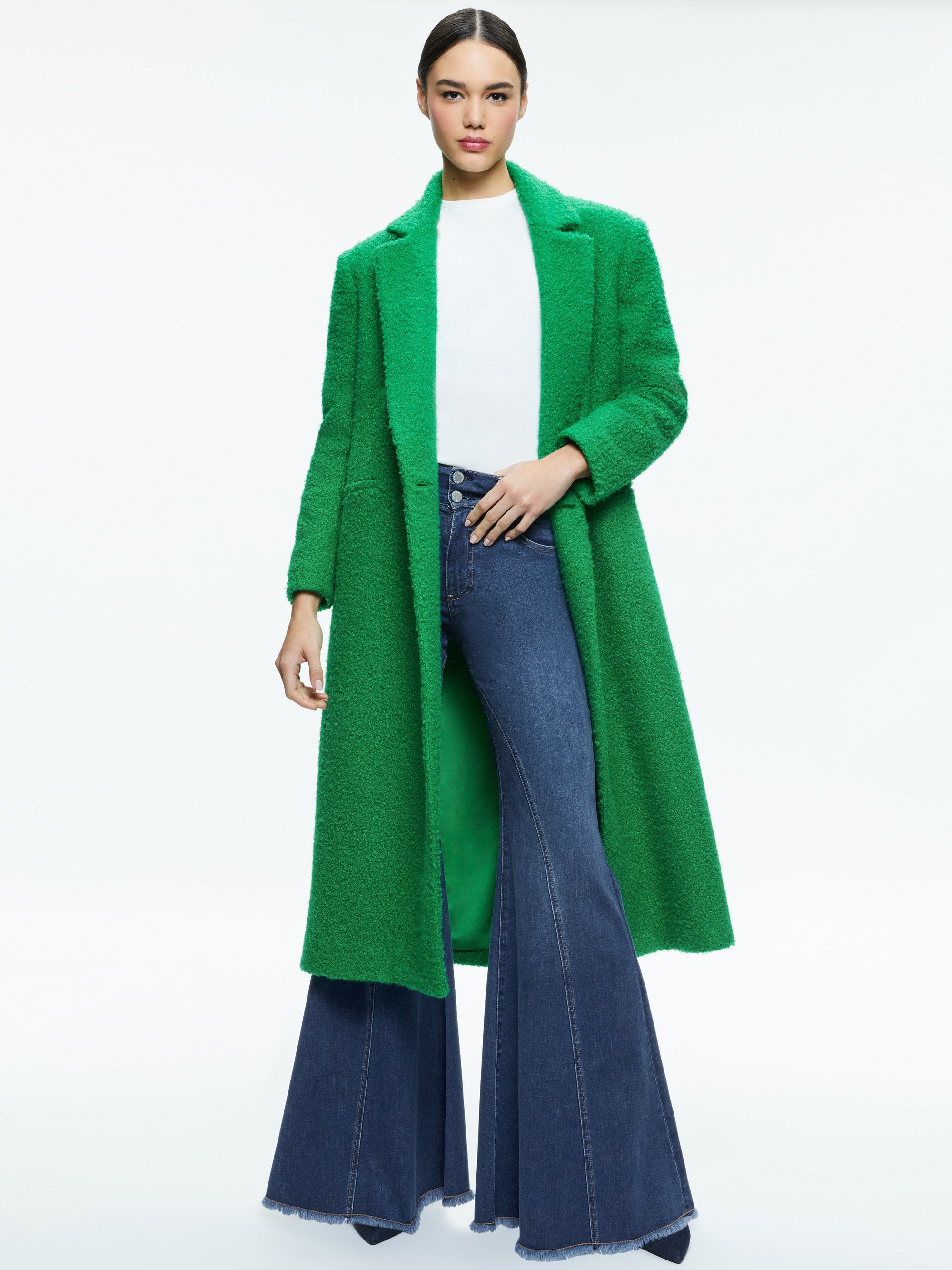 JIMMY OVERSIZED COAT WITH LONG LAPEL - 3