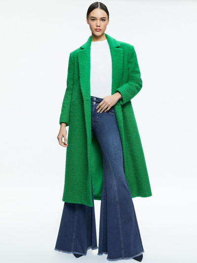 Alice + Olivia JIMMY OVERSIZED COAT WITH LONG LAPEL outlook