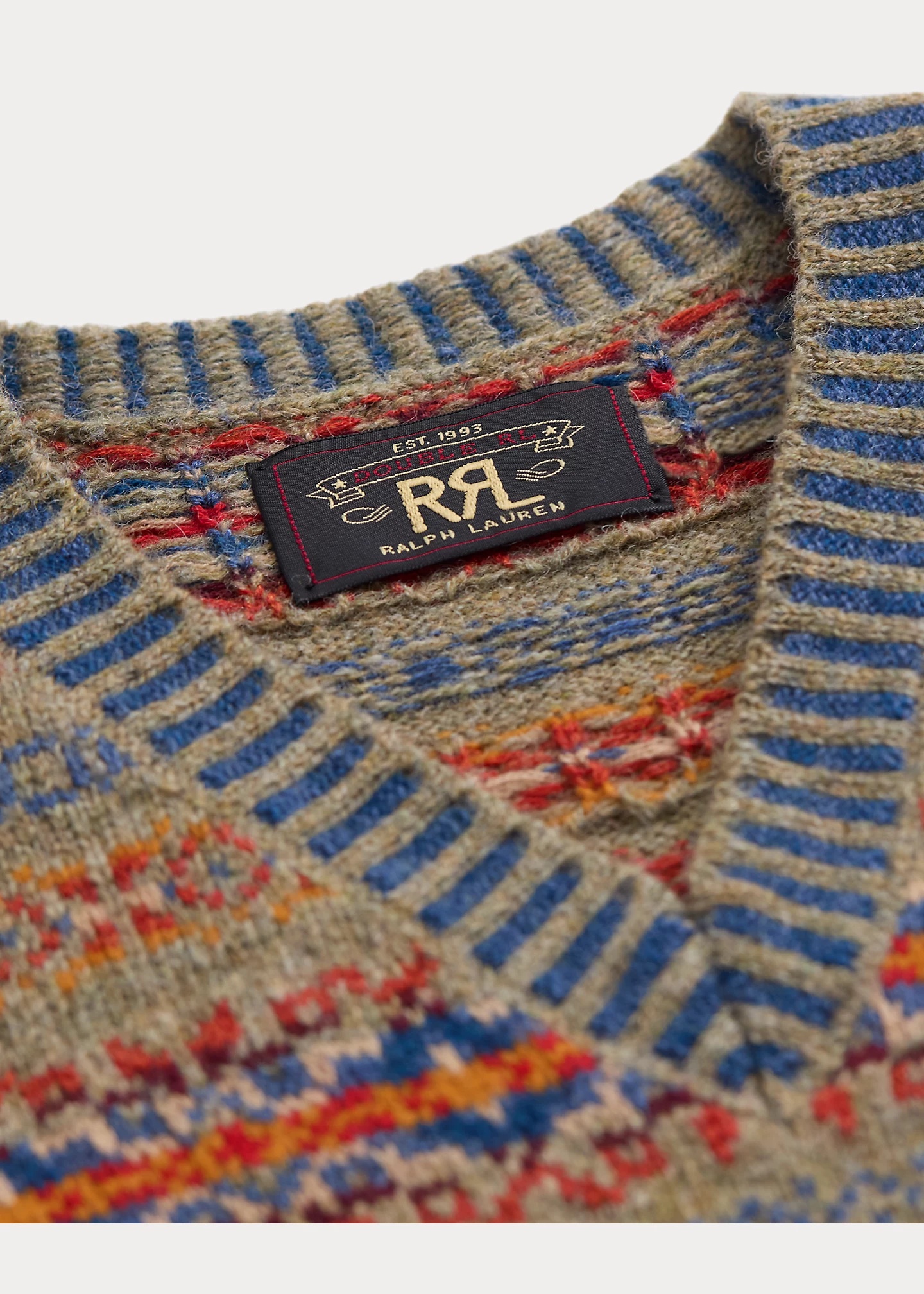 Hand-Embroidered Fair Isle Sweater - 3