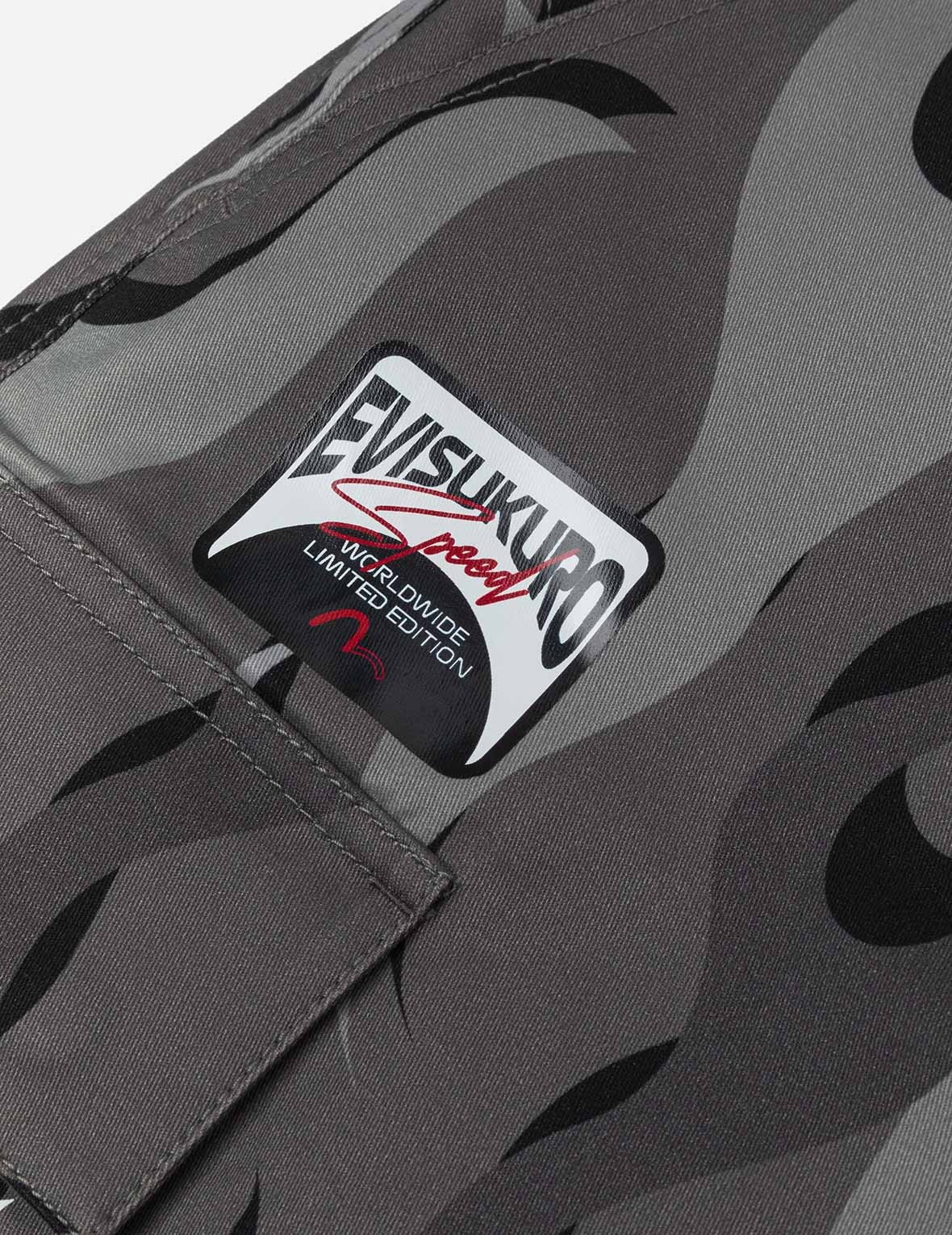 Racing Camouflage Wide-leg Cargo Pants - 6