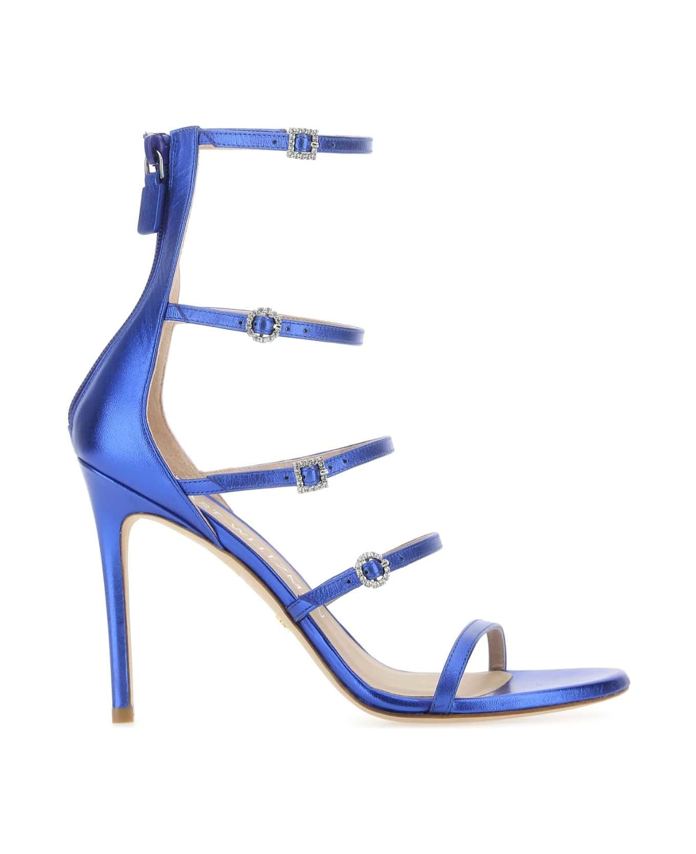 Electric Blue Leather Dusk Sandals - 1