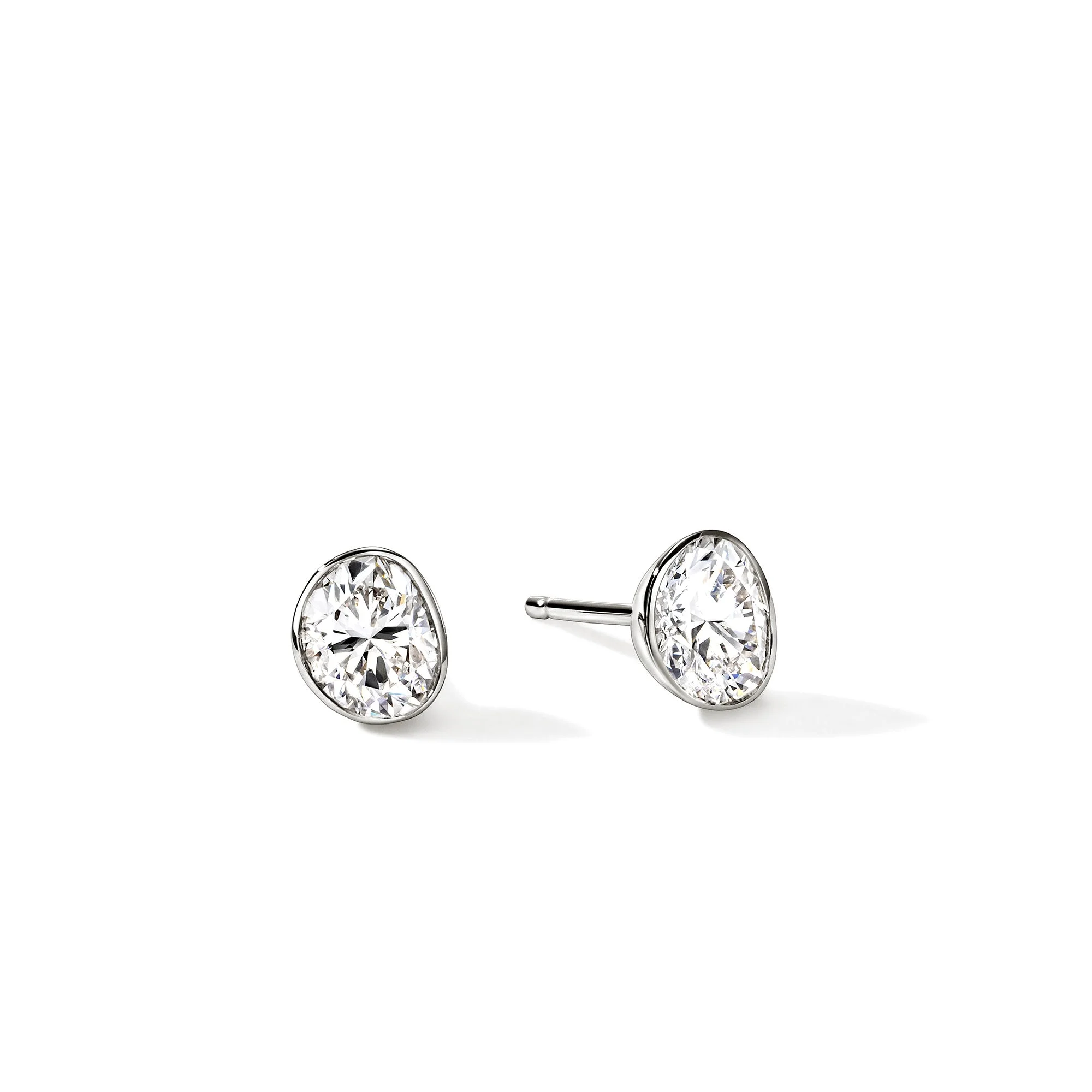 JH Lovestruck™ Stud Earrings, Sterling Silver, Diamonds, 1.5TCW - 1