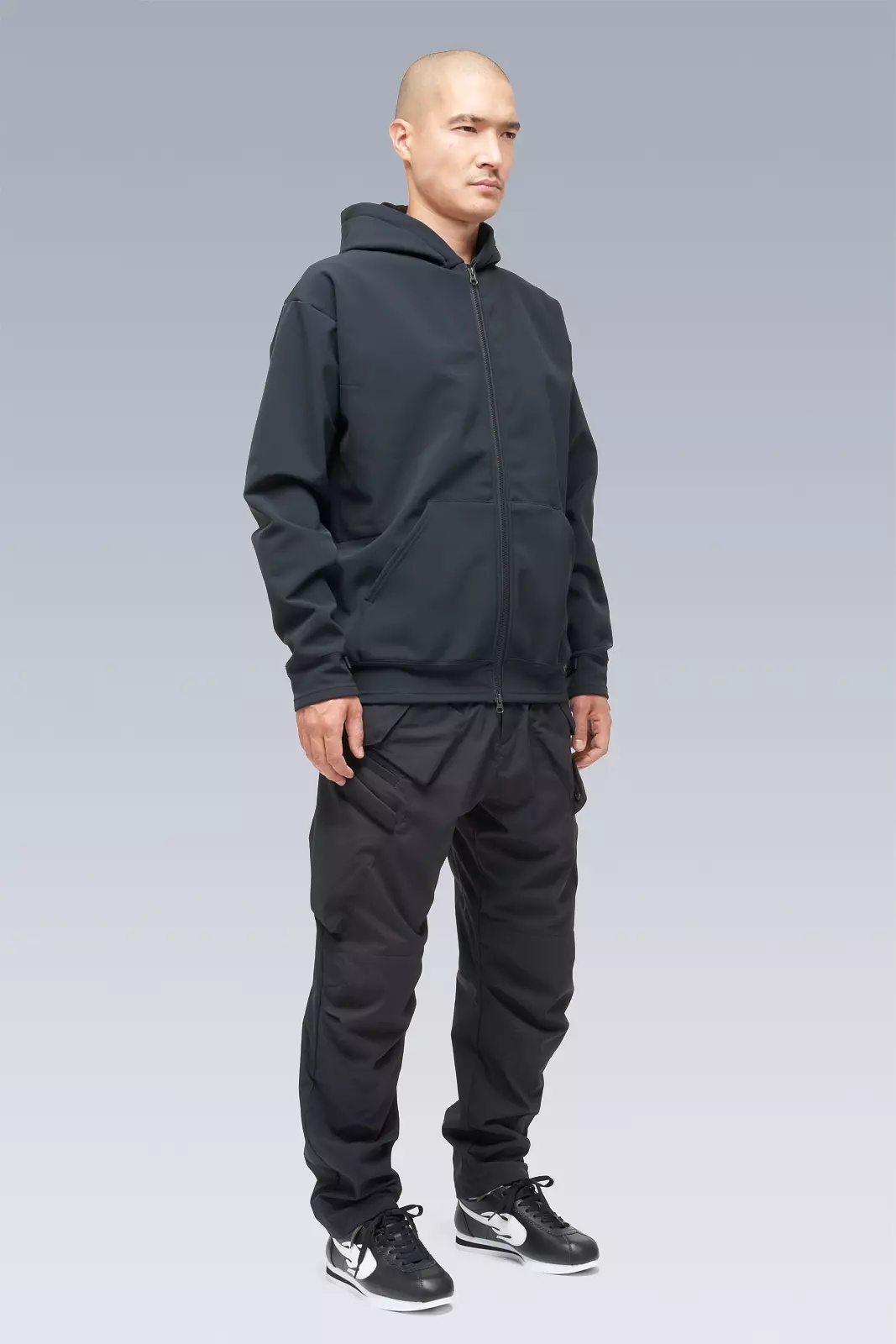 J2-SS schoeller® WB-400™ ECONYL® Modular Hooded Jacket Black - 3