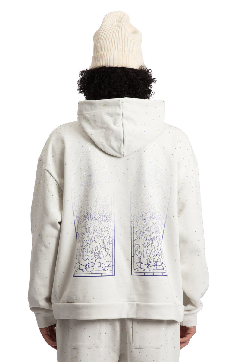 RHINESTONE HOODED PULLOVER 6