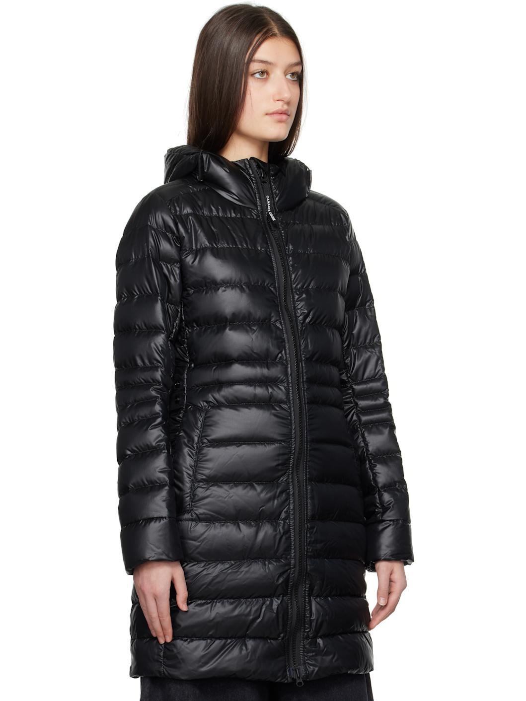 Black Cypress Hooded Down Jacket - 2