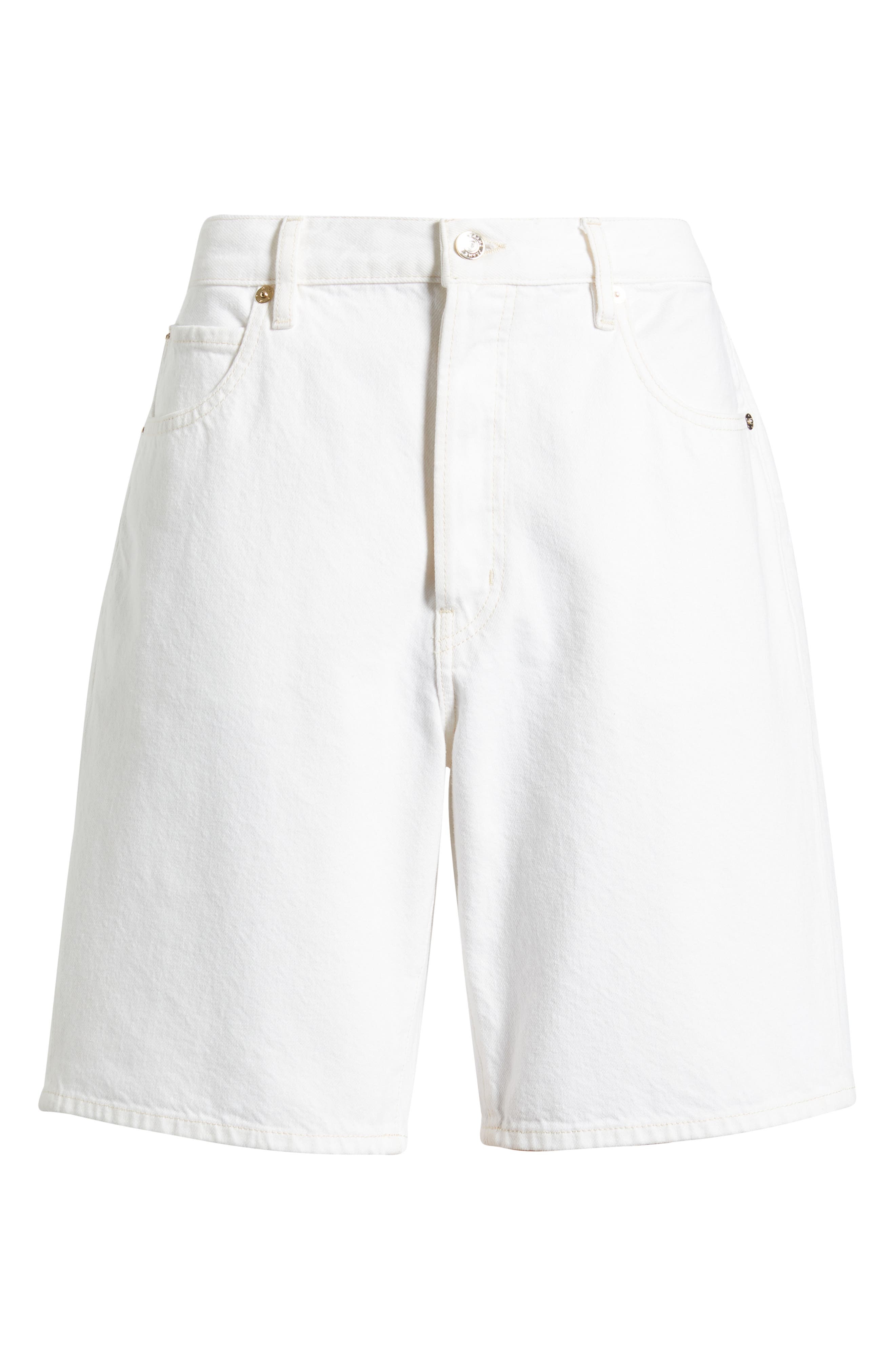FRAME The Leisure Denim Shorts in Au Natural Clean at Nordstrom - 5