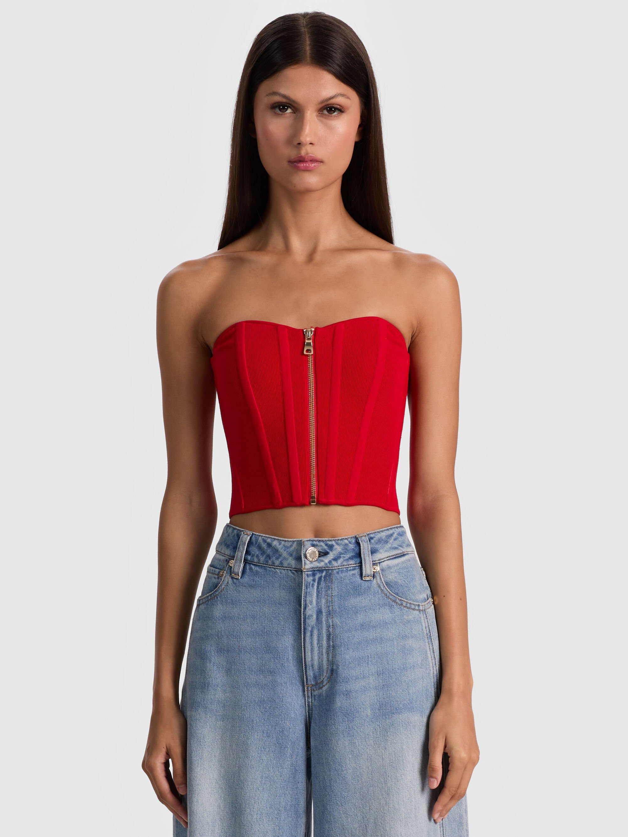 TASHA ZIP FRONT CORSET - 2