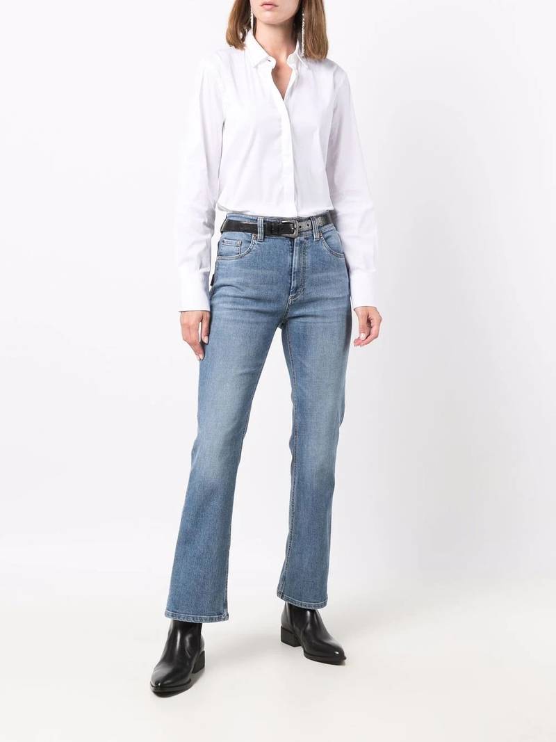 Brunello Cucinelli mid-rise straight jeans outlook
