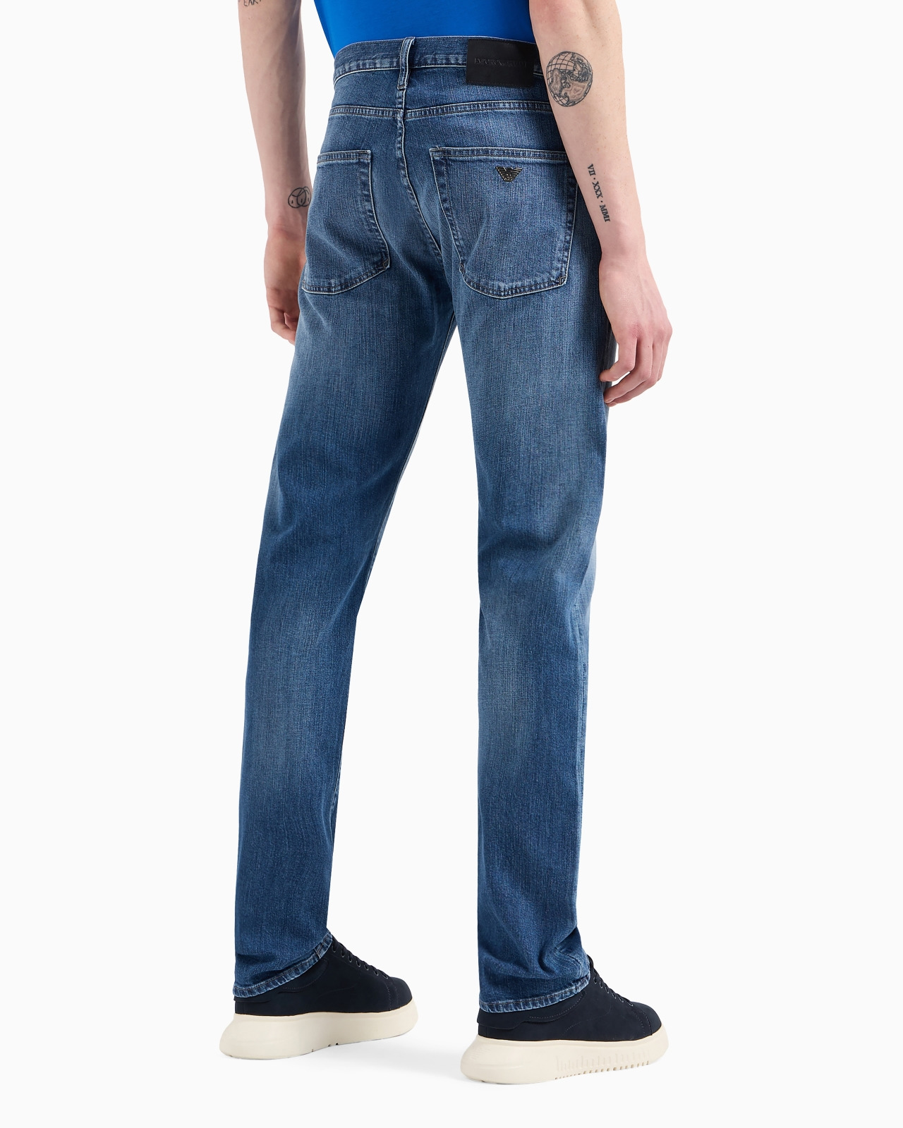 J45 Regular-fit jeans in melange twill 10 oz comfort denim - 3