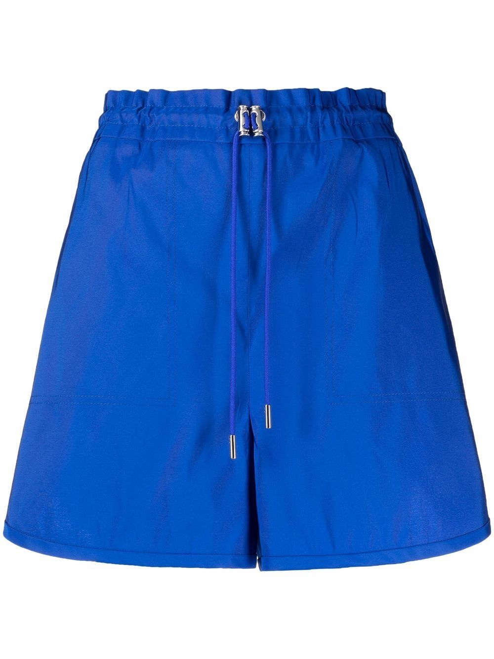 Exploded drawstring-waist shorts - 1