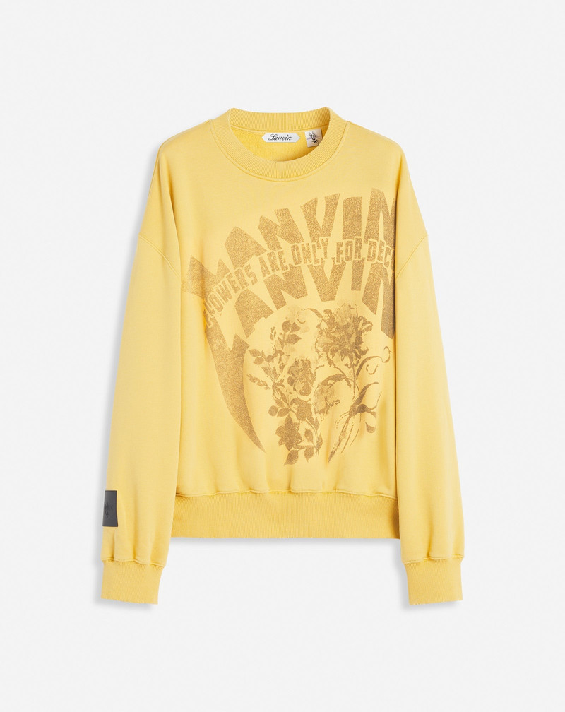 LANVIN X FUTURE UNISEX LOOSE-FIT PRINTED SWEATSHIRT - 1