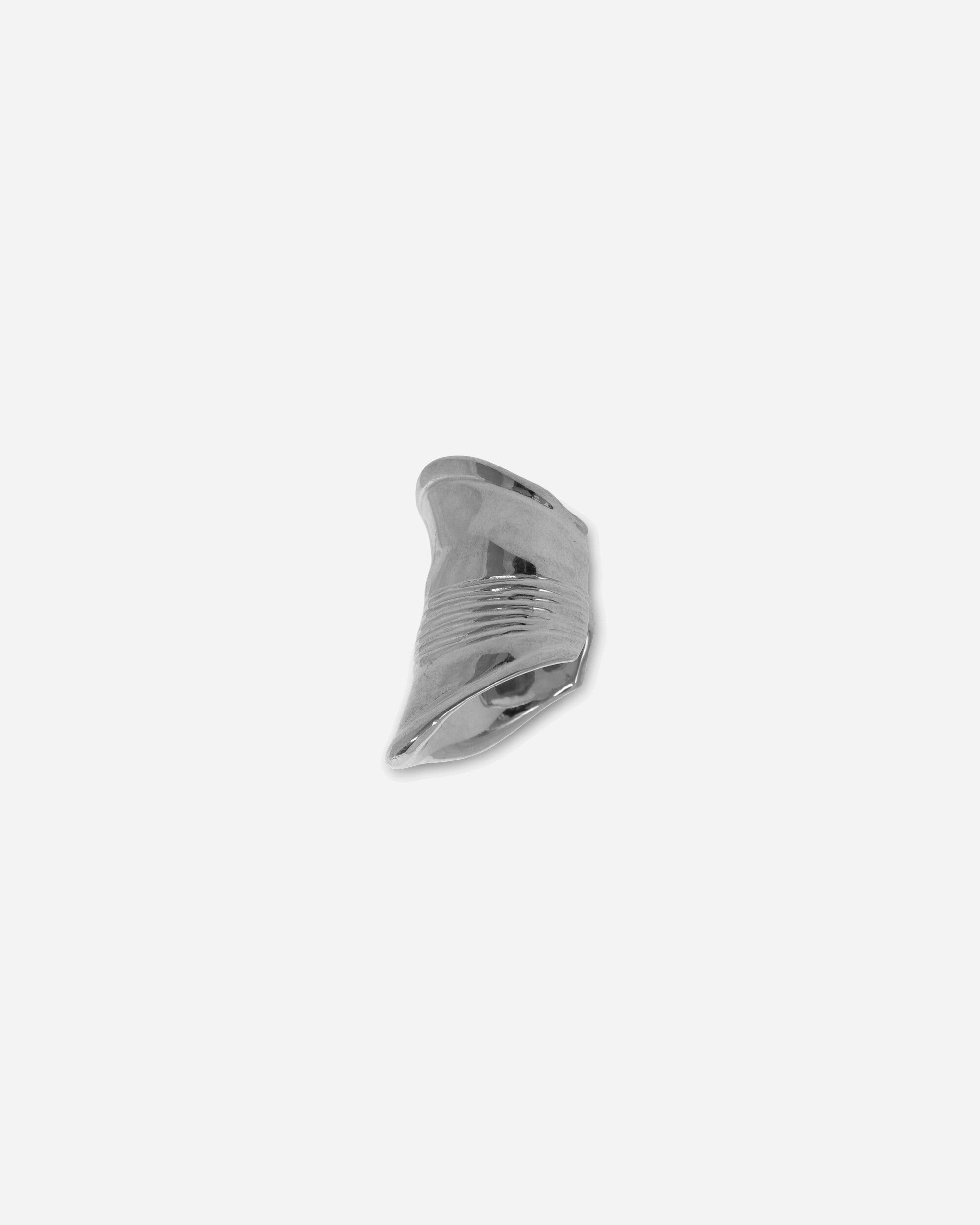 Crushed Can Ring Silver - 5