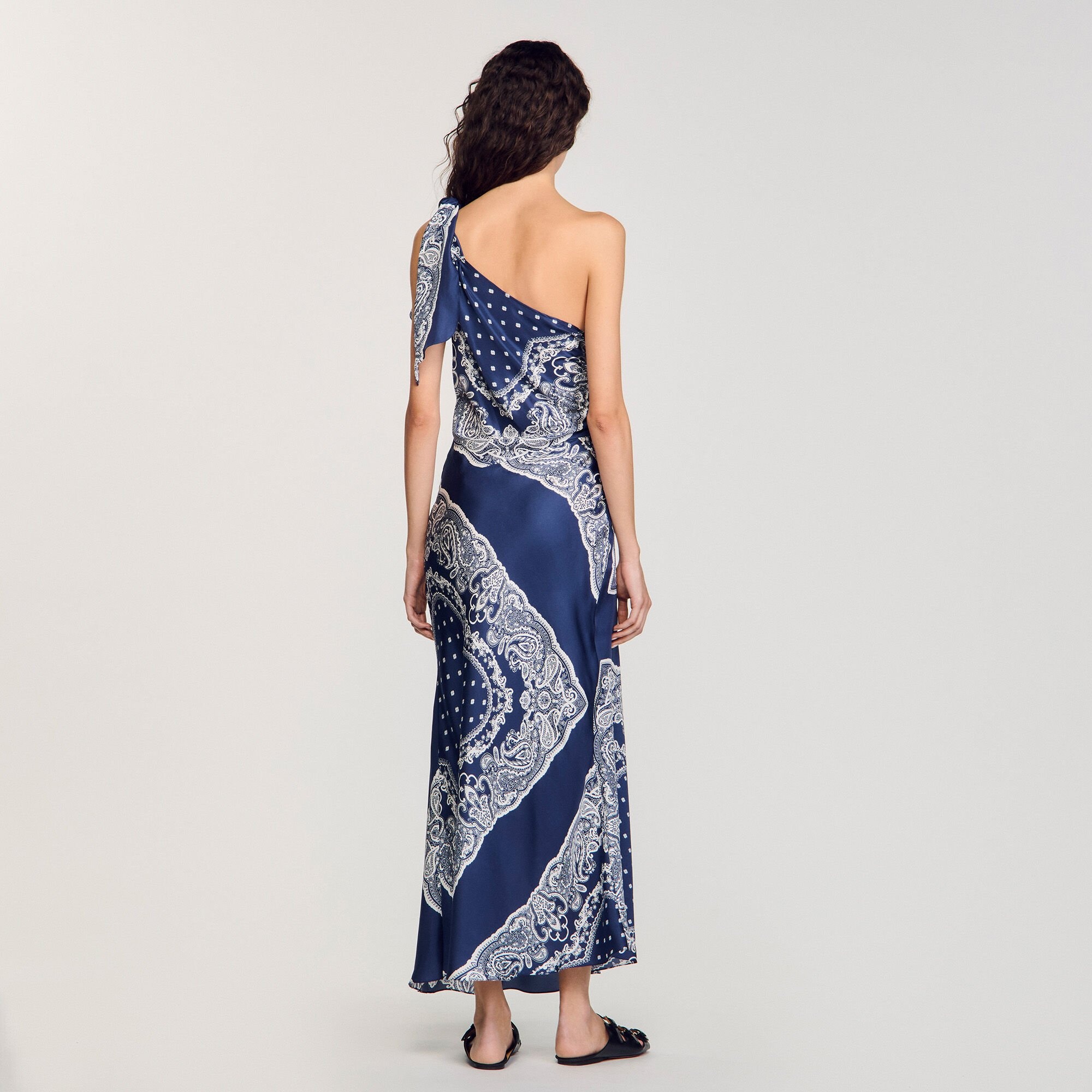 BANDANA-PRINT MAXI DRESS - 5